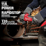 Milwaukee M18 FUEL 18V Lithium‑Ion Brushless Cordless 7‑Tool Combo Kit with 2 Pack 3.0Ah Batteries
