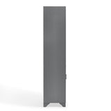 Tara 18 in. W x 15 in. D x 67.62 in. H Linen Cabinet in Grey - Super Arbor