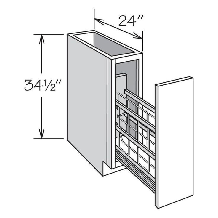 allen + roth Aveley 9-in W x 34.5-in H x 24-in D Linen Maple Door Base Semi-Custom Cabinet