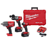 M18 FUEL 18-Volt Lithium-Ion Brushless Cordless Hammer Drill and Impact Driver Combo Kit (2-Tool) with Impact Wrench - Super Arbor
