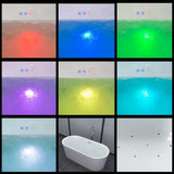 Diana 59 in. Acrylic Freestanding Double Ended Air Bath Bathtub with Drain and Overflow Included in White