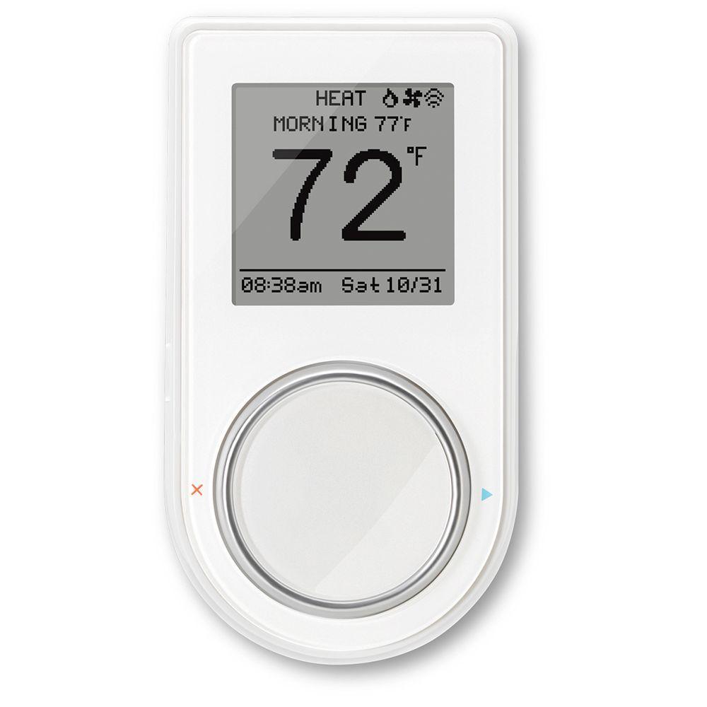 7-Day Wi-Fi Programmable Thermostat in White - Super Arbor
