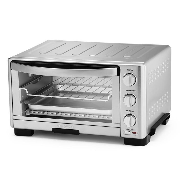 6-Slice Silver Toaster Oven Broiler
