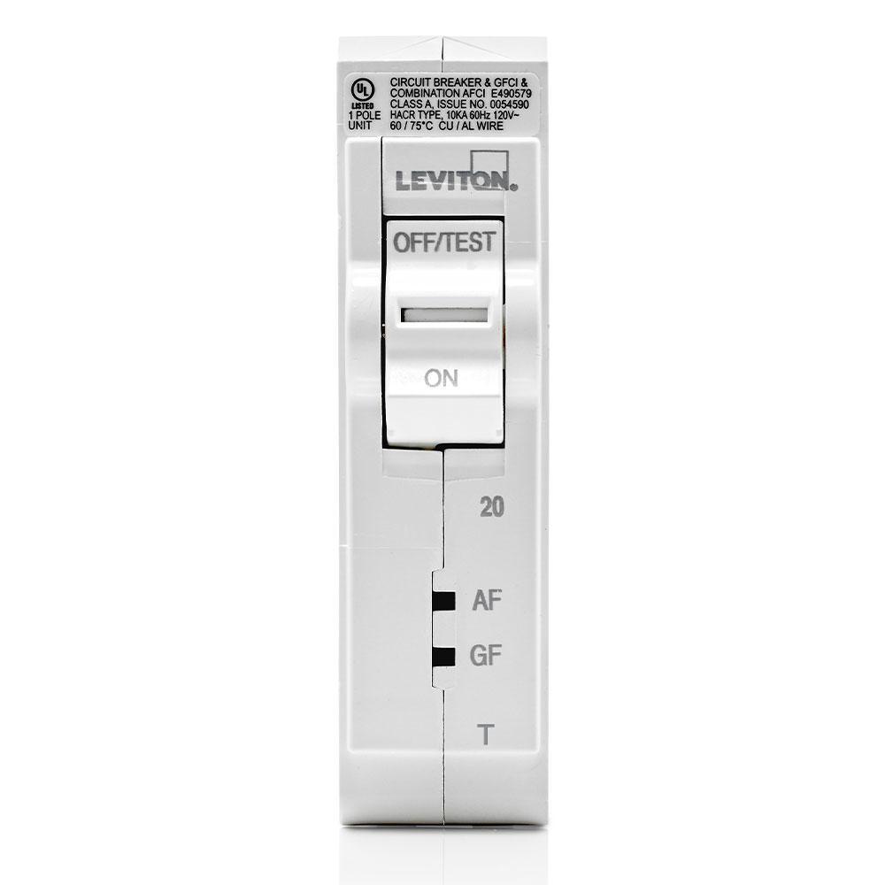 Branch Circuit Breaker, AFCI/GFCI 1-Pole 20 Amp, 120-Volt, Thermal Magnetic - Super Arbor
