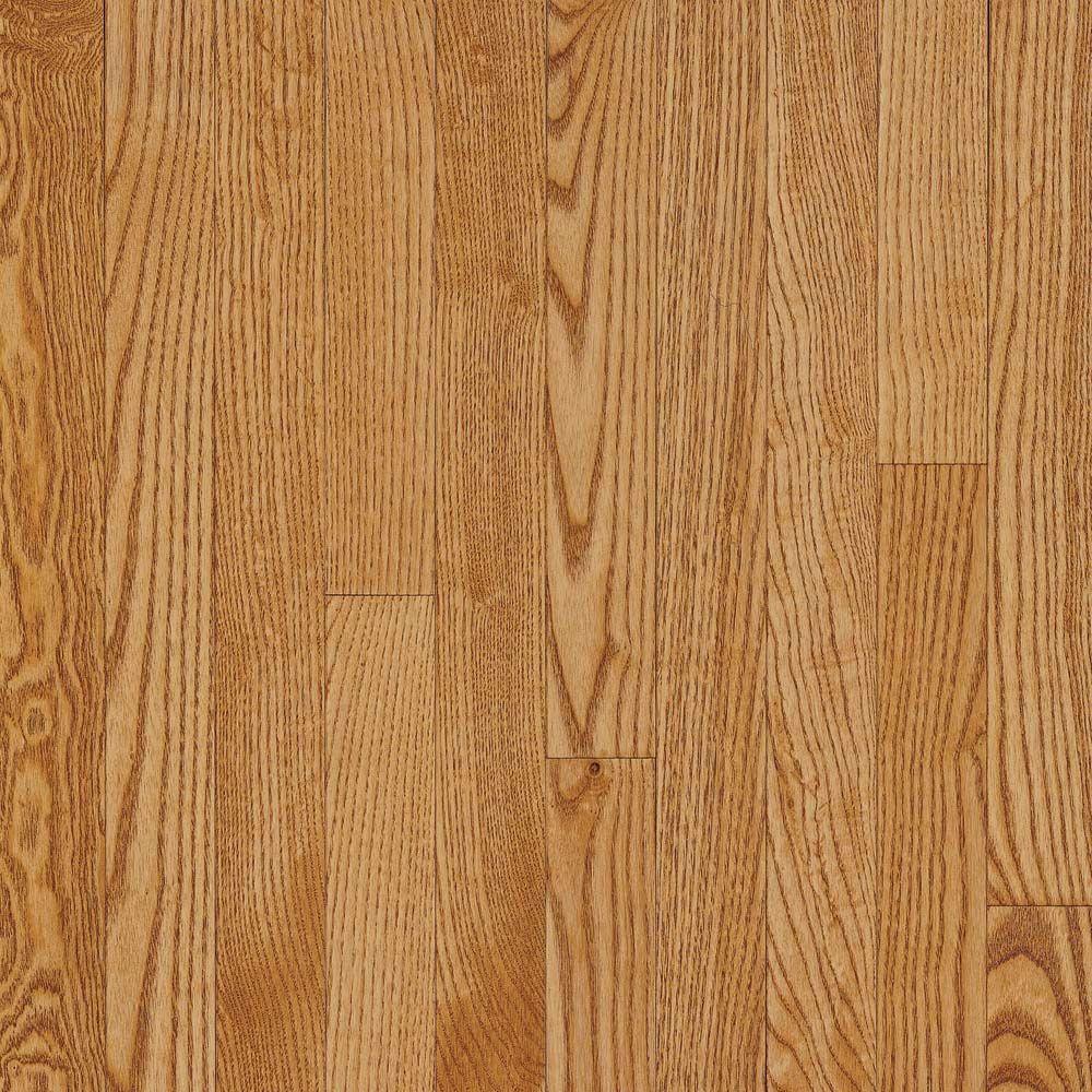 Bruce Plano Oak Gunstock 3/4 in. Thick x 5 in. Wide x Varying Length Solid Hardwood Flooring (23.5 sq. ft. / case) - Super Arbor