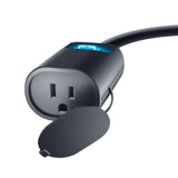 15 Amp Outdoor Smart Wi-Fi Plug, Black - Super Arbor