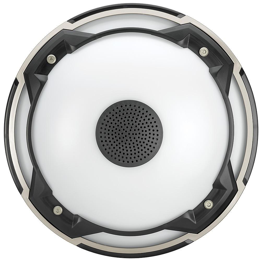 Spin Light 11 in. Heavy Duty LED Flush Mount Ceiling Light with Bluetooth Speaker 1000 Lumens 4000K Audio Range 33 ft. - Super Arbor
