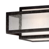 Camden Square 3-Light Aged Charcoal Bath and Vanity Light