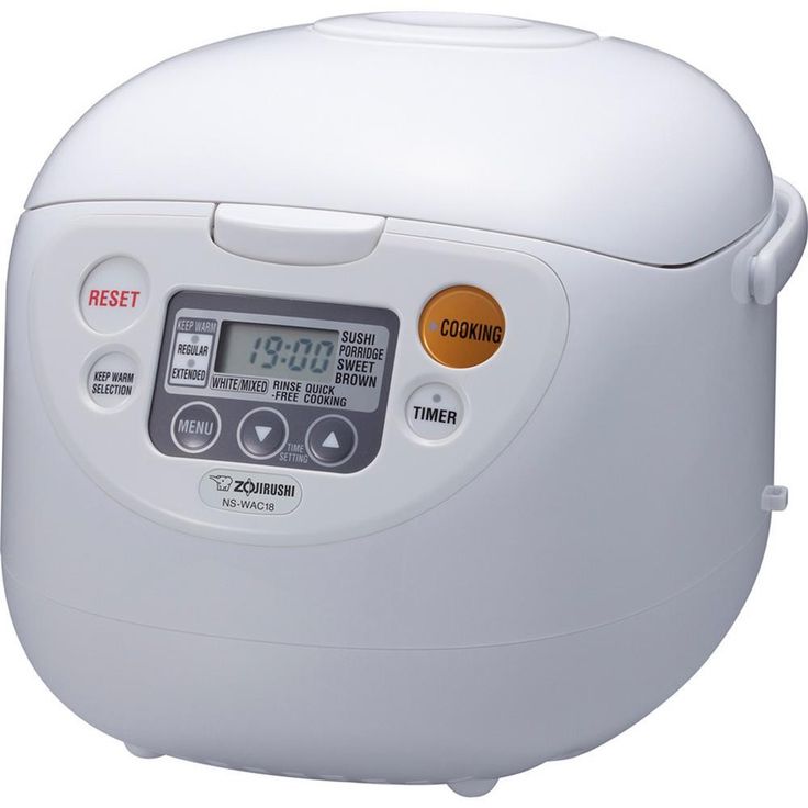 Micom 5-Cup Cool White Rice Cooker and Warmer with Built-In Timer
