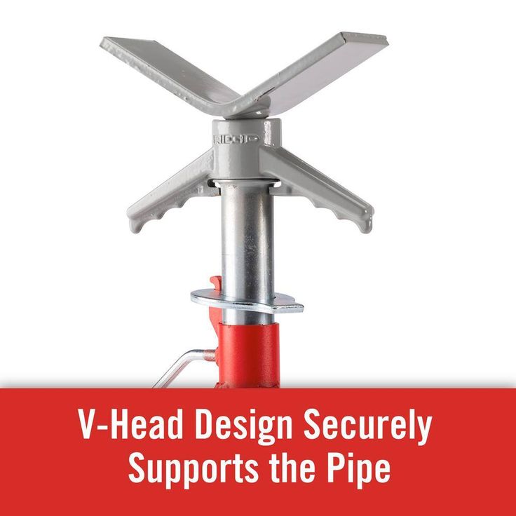 20 in. to 38 in. Model VJ-98 V-Head Low Pipe Stand