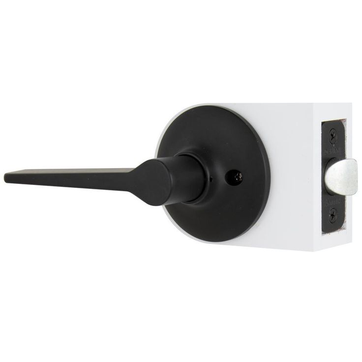 Freedom Matte Black Hall and Closet Door Lever (4-Pack)