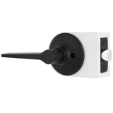 Freedom Matte Black Hall and Closet Door Lever (4-Pack)