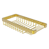 Allied Brass Rectangular Combination Shower Basket in Polished Brass