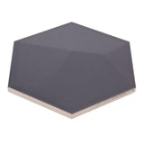 Magen 3D-Hex Dark Gray Matte Ceramic Hexagon Tile