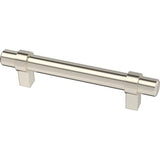 Essentials 5-1/16 in. (128mm) Center-to-Center Wrapped Matte Black Bar Pull (24-Pack) - Super Arbor