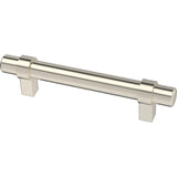 Essentials 3-3/4 in. (96mm) Center-to-Center Wrapped Matte Black Bar Pull (24-Pack) - Super Arbor