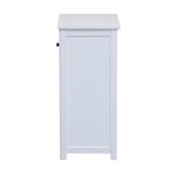 Dorset 17 in. W x 29 in. H Freestanding Floor Bath Storage Cabinet with Door in White - Super Arbor