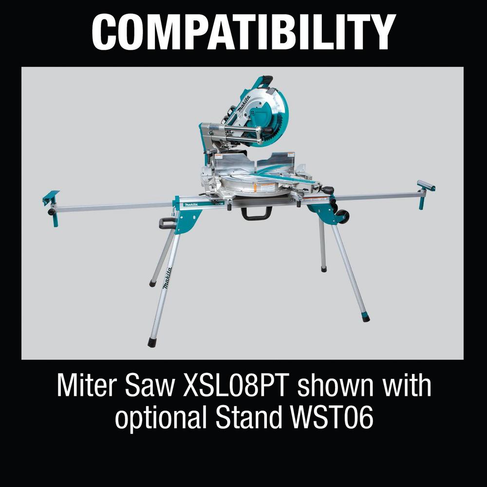 18-Volt X2 LXT (36V) Brushless 12 in. Dual-Bevel Sliding Compound Miter Saw with bonus Compact Folding Miter Saw Stand - Super Arbor