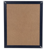 25.67 in. W x 31.38 in. H Framed Rectangular Bathroom Vanity Mirror in Blue