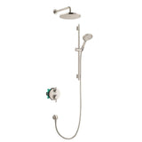 Raindance S 3-Spray Round Showerhead and Wall Bar Set with Valve in Chrome