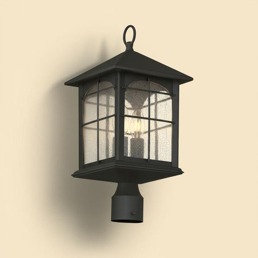 Home Decorators Collection Brimfield 3-Light Outdoor Aged Iron Post Light