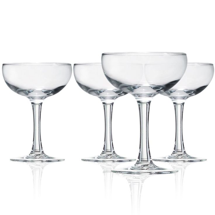 Barcraft 5.5 oz. Glass Coupe Cocktail (4-pack)