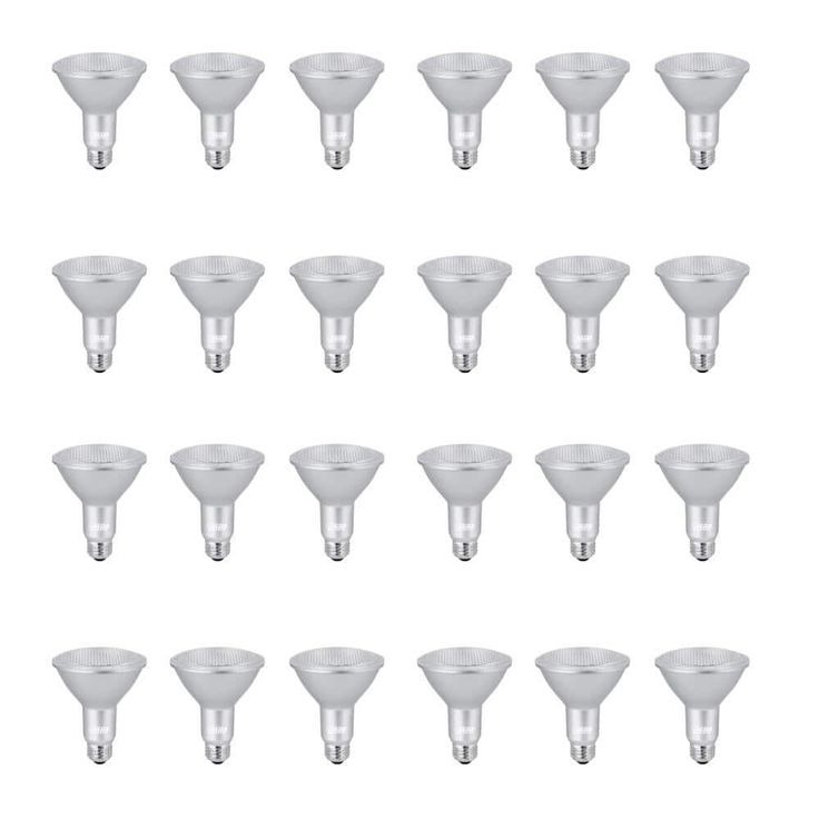 Feit Electric 75-Watt Equivalent PAR30 Dimmable CEC Title 24 Compliant LED ENERGY STAR 90+ CRI Flood Light Bulb Bright White (24-Pack)