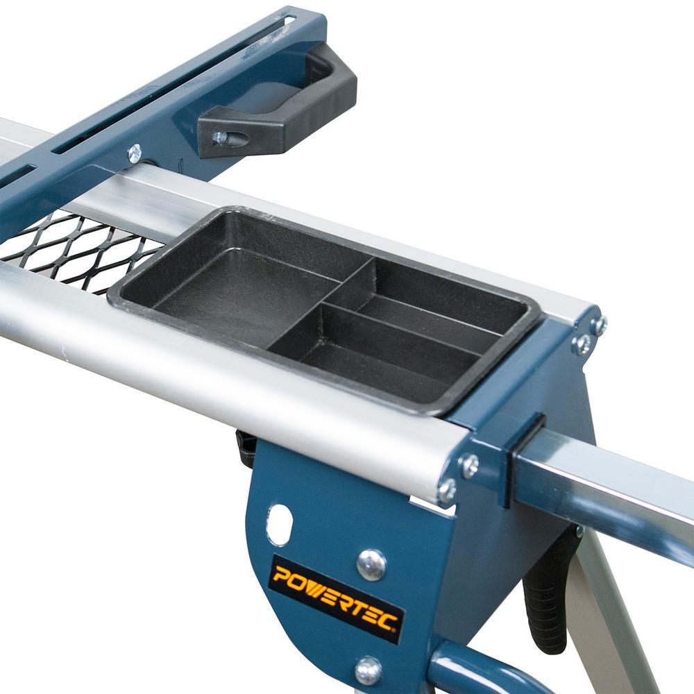 Deluxe Rolling MIter Saw Stand with Trays - Super Arbor
