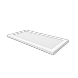 1 ft. x 2 ft. White Integrated LED Flat Light Surface Mount