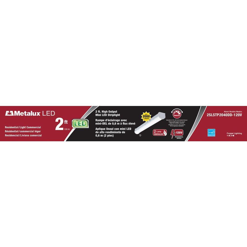 2 ft. Linear White Integrated LED Ceiling Strip Light with 2510 Lumens, 4200K, Dimmable - Super Arbor