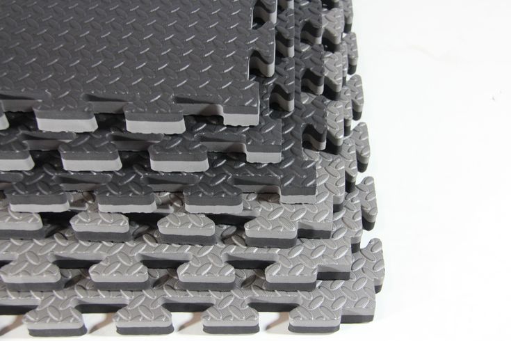 Clevr Extra-Thick EVA Foam Interlocking Gym Floor Mat, 12 pcs, 48 sq. ft.