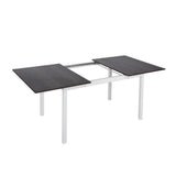 Bari Dark 29.5 in. Wood Extendable Folding Dining Table - Super Arbor