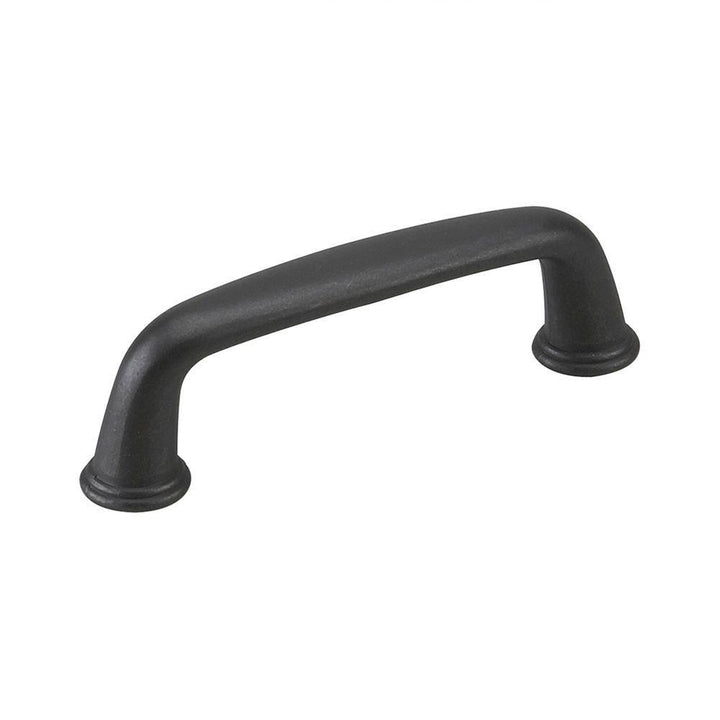 3 in. (76 mm) Center-to-Center Matte Black Traditional Drawer Pull - Super Arbor