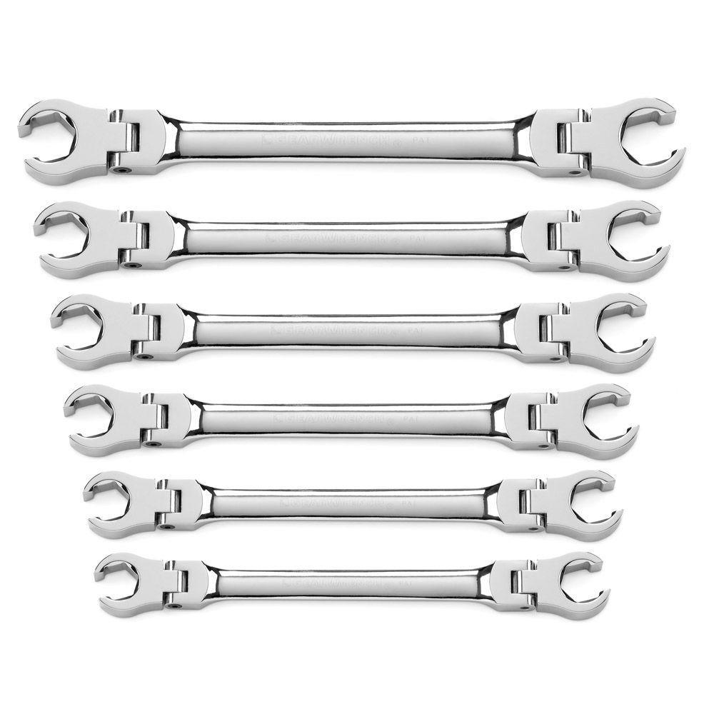 Flex Flare Metric Nut Wrench Set (6-Piece) - Super Arbor