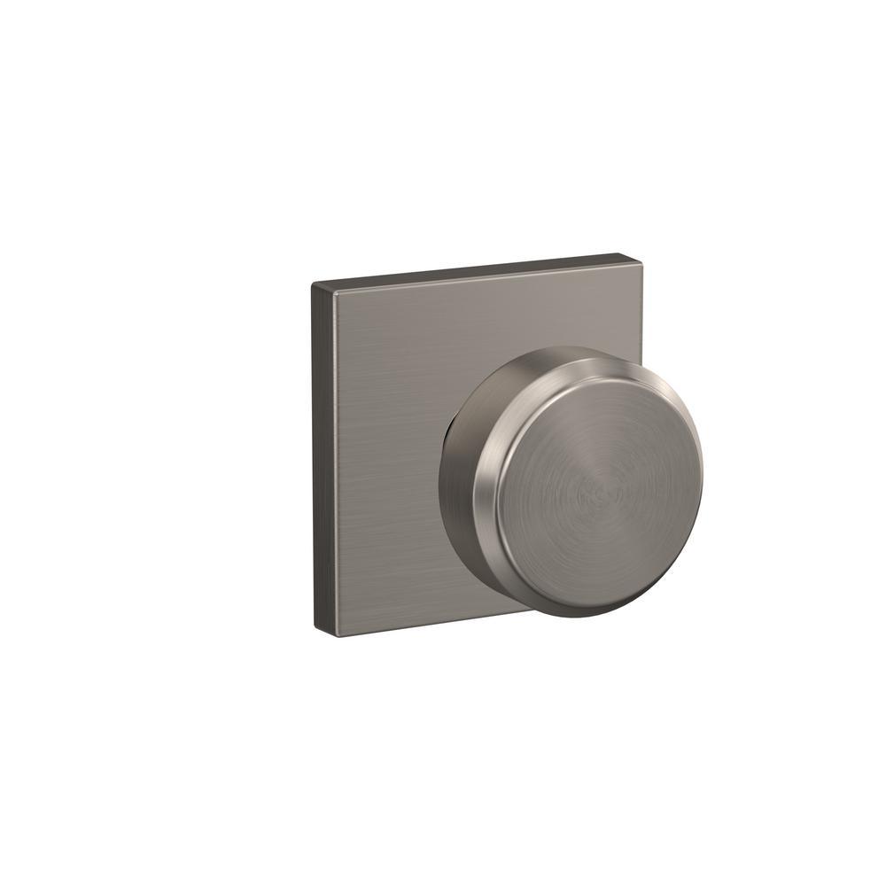 Custom Bowery Matte Black Collins Trim Combined Interior Door Knob - Super Arbor