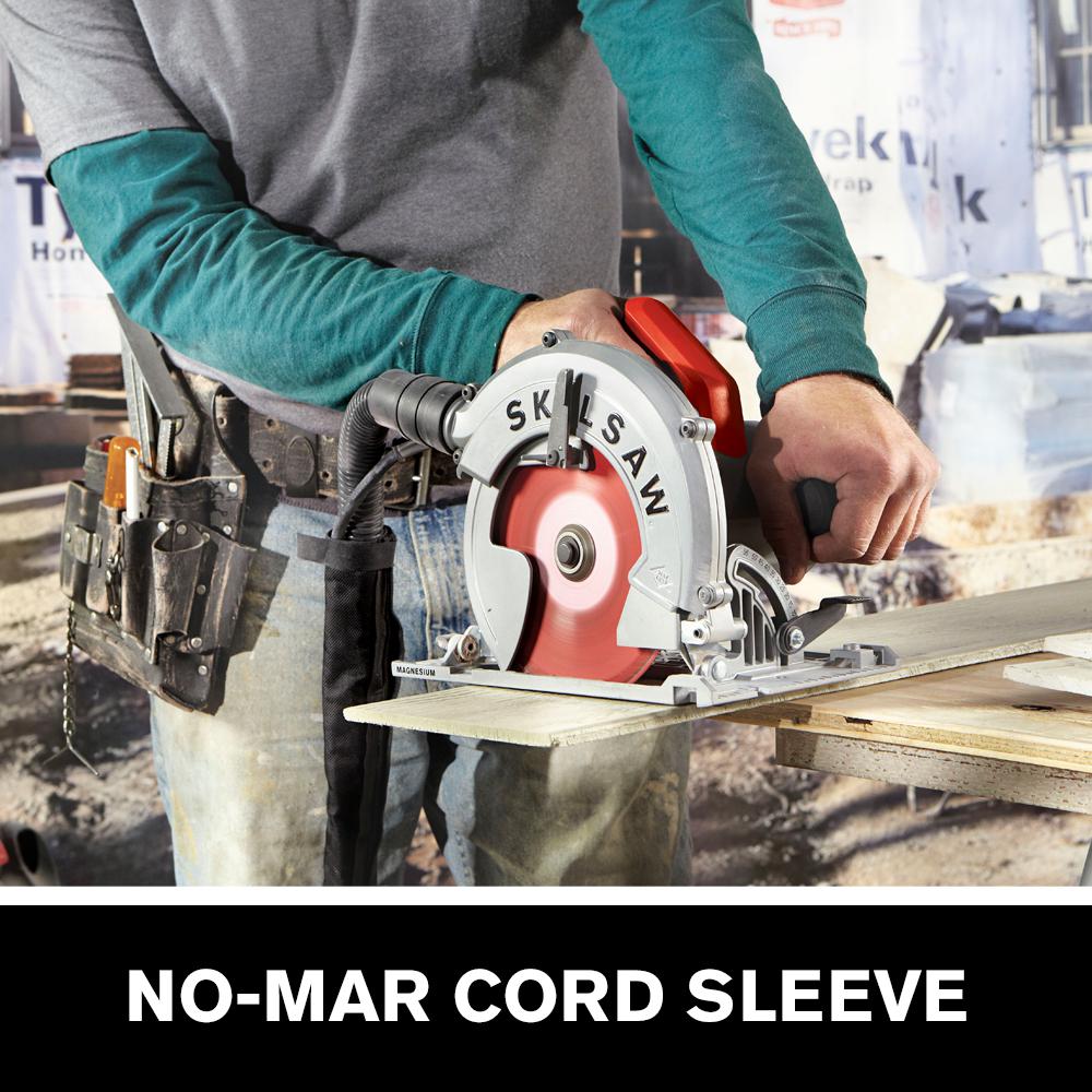 15 Amp Corded Electric 7-1/4 in. SIDEWINDER Circular Saw for Fiber Cement with Hardie Blade and Dust Collection System - Super Arbor