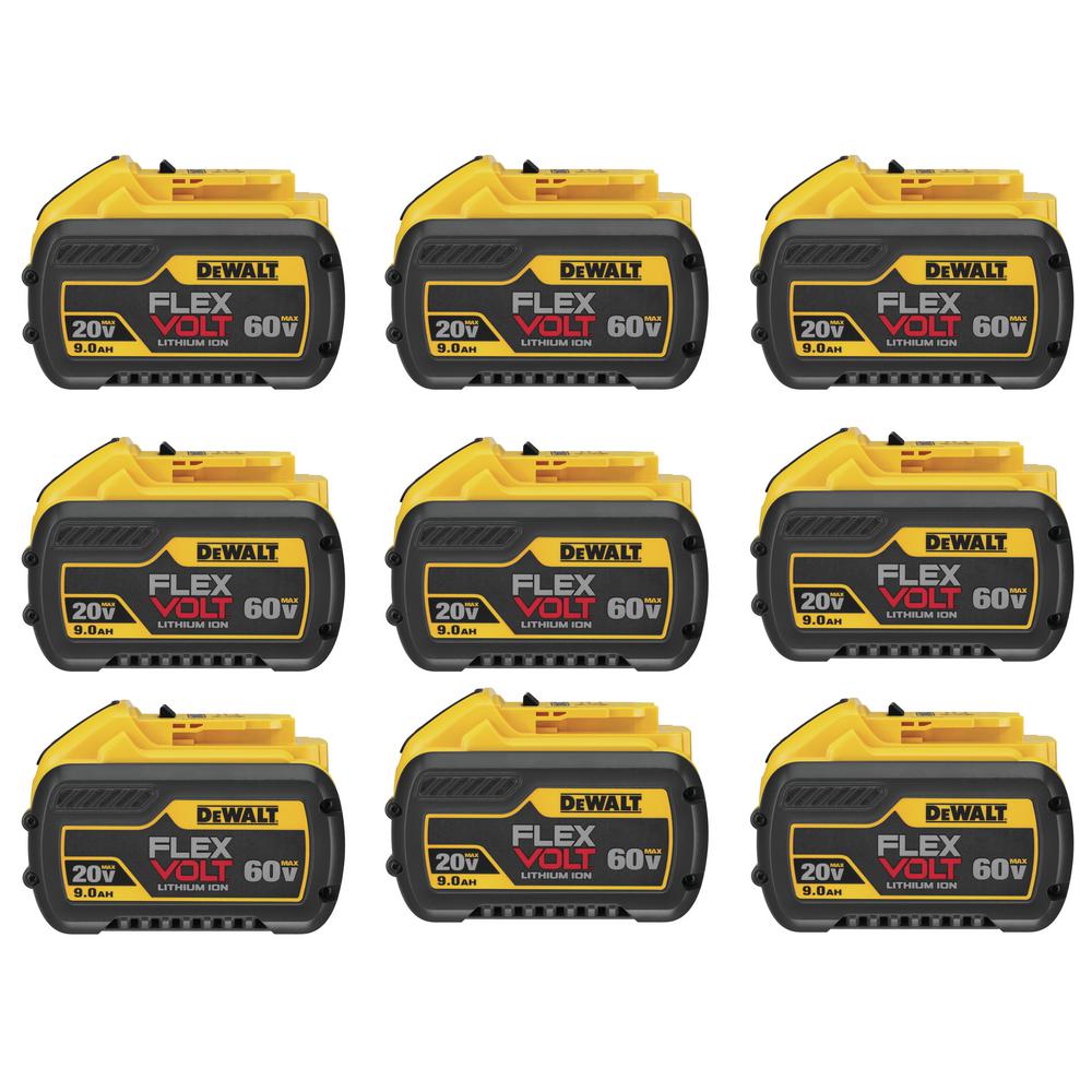 FLEXVOLT 20-Volt /60-Volt MAX Lithium-Ion 9.0Ah Battery Pack (2-Pack) - Super Arbor