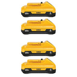 20-Volt MAX Compact Lithium-Ion 4.0Ah Battery Pack (3-Pack) - Super Arbor