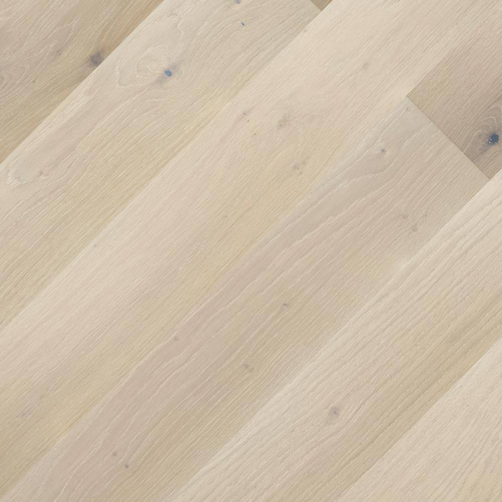 A&A Surfaces Woodridge Beach Buff Oak 0.28 in. x 6.5 in. Waterproof Wire Brushed Engineered Hardwood Flooring (1040.16 sq.ft./pallet)