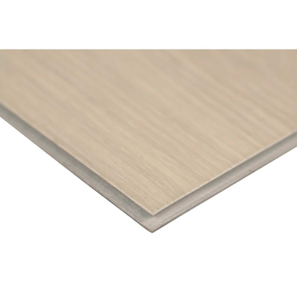 A&A Surfaces Woodridge Beach Buff Oak 0.28 in. x 6.5 in. Waterproof Wire Brushed Engineered Hardwood Flooring (1040.16 sq.ft./pallet)