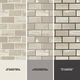 Daltile Premier Accents Beach Brick Joint 11 in. x 13 in. x 6 mm Glass Mosaic Wall Tile (0.9 sq. ft. / piece)