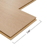 Pergo Defense+ Beachwood Park Oak 3/8 in. T x 7.5 in. W Click Lock W Brushed Engineered Hardwood Flooring (24.5 sq.ft./case)