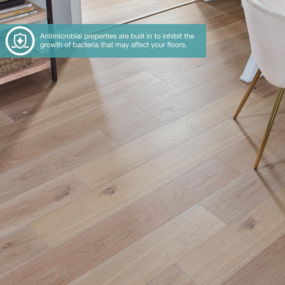 Pergo Defense+ Beachwood Park Oak 3/8 in. T x 7.5 in. W Click Lock Engineered Hardwood Flooring (1104.3 sq.ft./pallet)