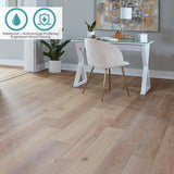 Pergo Defense+ Beachwood Park Oak 3/8 in. T x 7.5 in. W Click Lock Engineered Hardwood Flooring (1104.3 sq.ft./pallet)
