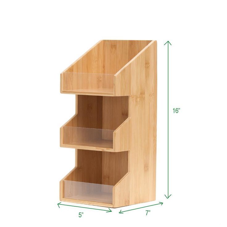 Goldie 3-Tier Bamboo Condiment Organizer