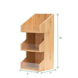 Goldie 3-Tier Bamboo Condiment Organizer