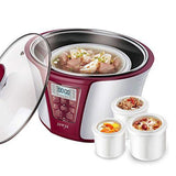 3.2 Qt. White Smart Slow Cooker with Temperature Settings