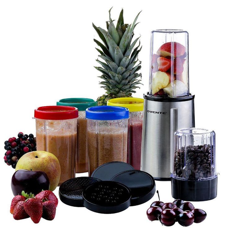 12 oz. Single Speed Clear Countertop Blender with Food Processor Attachment