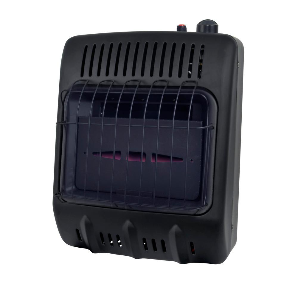 10,000 BTU Vent-Free Blue Flame Propane Icehouse Heater, Black - Super Arbor