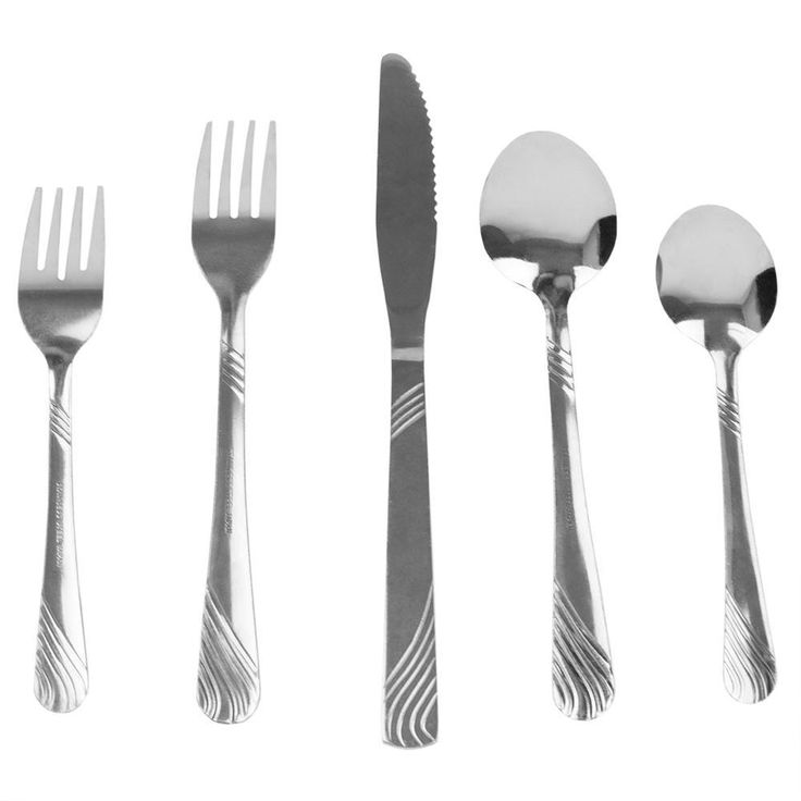 River 20-Piece Stainless Steel Flatware Set